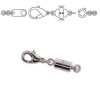 Magnetic Clasp Converter 29x7.5mm Silver Plated